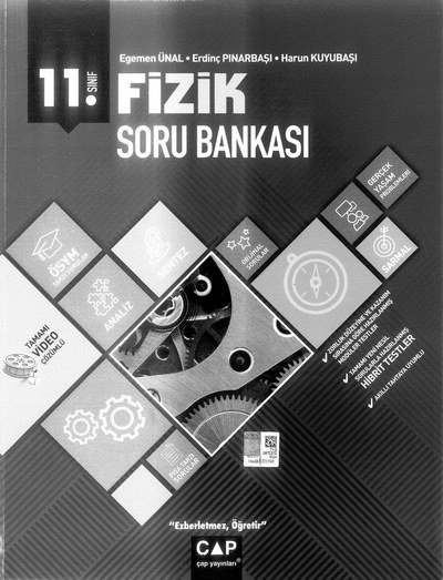 FİZİK SORU BANKASI Fotokopinci -