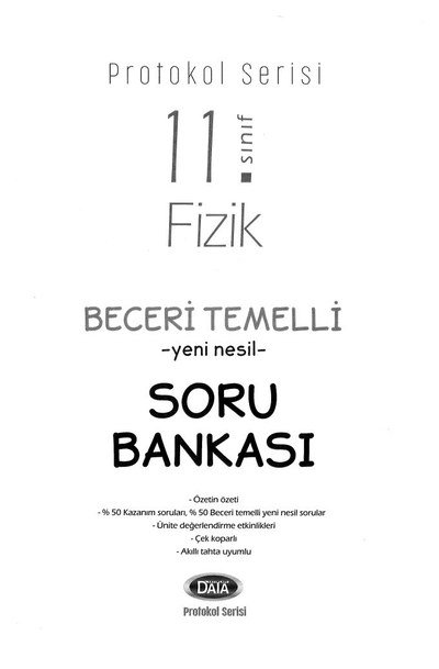 FİZİK BECERİ TEMELLİ YENİ NESİL SORU BANKASI Fotokopinci -