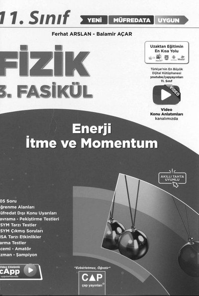FİZİK 3. FASİKÜL ENERJİ İTME VE MOMENTUM