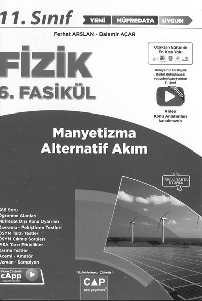 FİZİK 6. FASİKÜL MANYETİZMA ALTERNATİF AKIM Fotokopinci -