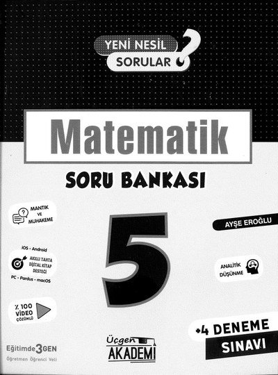 MATEMATİK SORU BANKASI Fotokopinci -