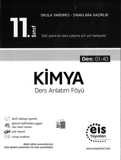 KİMYA DERS ANLATIM FÖYÜ Fotokopinci -