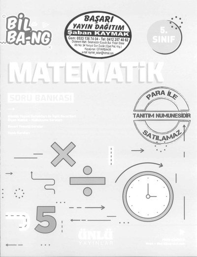 MATEMATİK SORU BANKASI Fotokopinci -