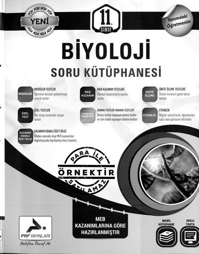 BİYOLOJİ SORU KÜTÜPHANESİ