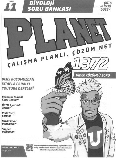 BİYOLOJİ SORU BANKASI PLANET ÇALIŞMA PLANLI ÇÖZÜM NET Fotokopinci -