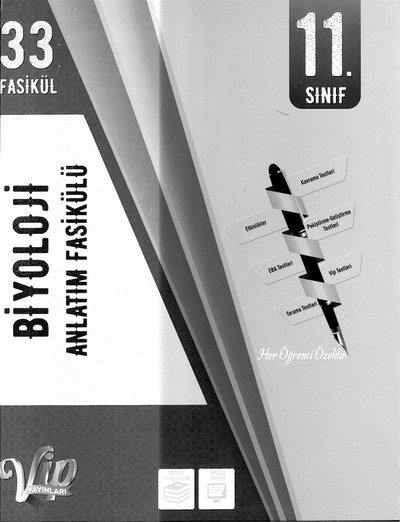 BİYOLOJİ ANLATIM FASİKÜLÜ Fotokopinci -