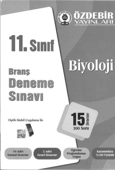 BRANŞ DENEME SINAVI 15 DENEME 300 SORU Fotokopinci -