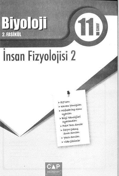 BİYOLOJİ 2. FASİKÜL İNSAN FİZYOLOJİSİ -2 Fotokopinci -