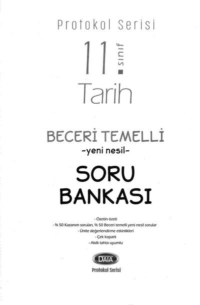 TARİH BECERİ TEMELLİ YENİ NESİL SORU BANKASI
