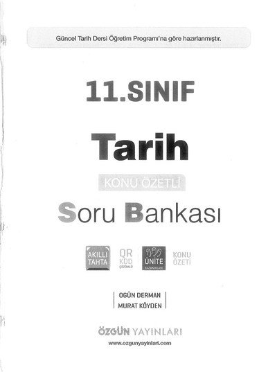 TARİH KONU ÖZETLİ SORU BANKASI Fotokopinci -