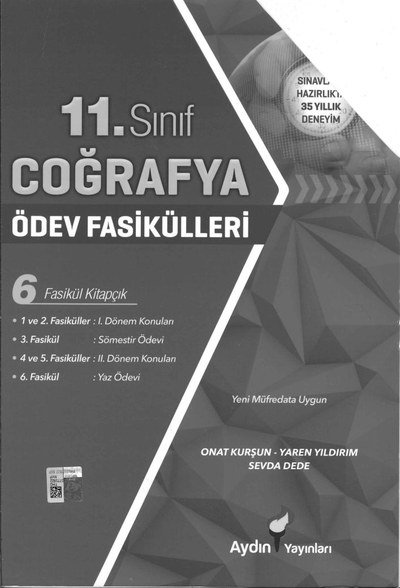 COĞRAFYA ÖDEV FASİKÜLLERİ 6 FASİKÜL KİTAPÇIK Fotokopinci -