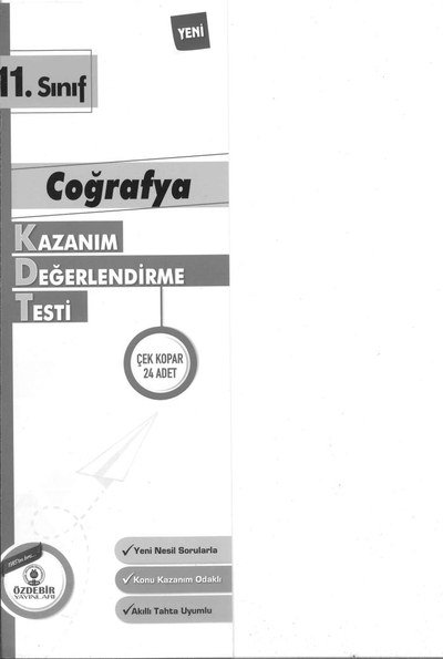 COĞRAFYA KAZANIM DEĞERLENDİRME TESTİ Fotokopinci -