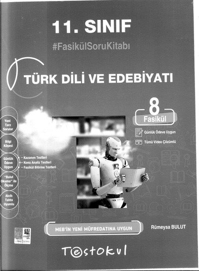 TÜRK DİLİ VE EDEBİYATI FASİKÜL SORU KİTABI Fotokopinci -