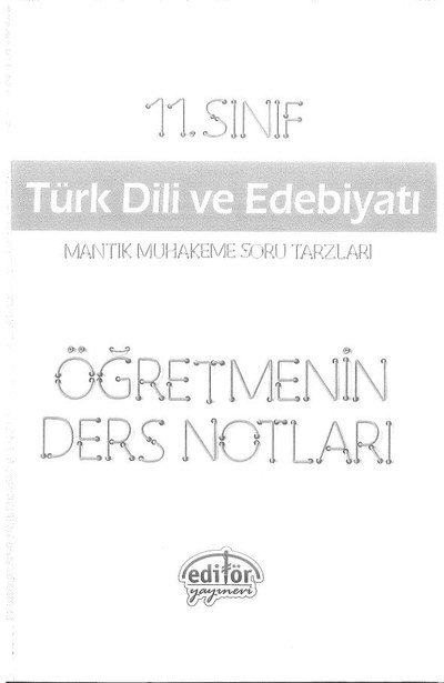 TÜRK DİLİ VE EDEBİYATI ÖĞRETMENİN DERS NOTLARI Fotokopinci -