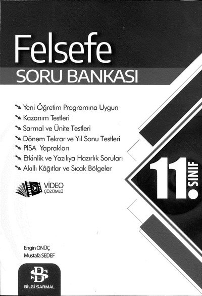 FELSEFE SORU BANKASI VİDEO ÇÖZÜMLÜ Fotokopinci -