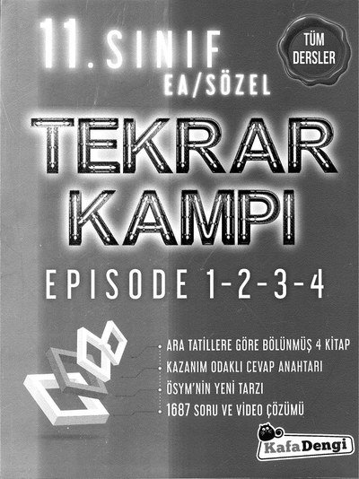 EA/SÖZEL TEKRAR KAMPI EPISODE 1-2-3-4 Fotokopinci -