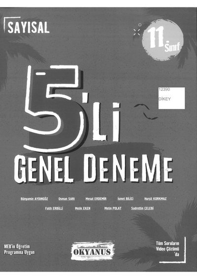 5'Lİ GENEL DENEME Fotokopinci -