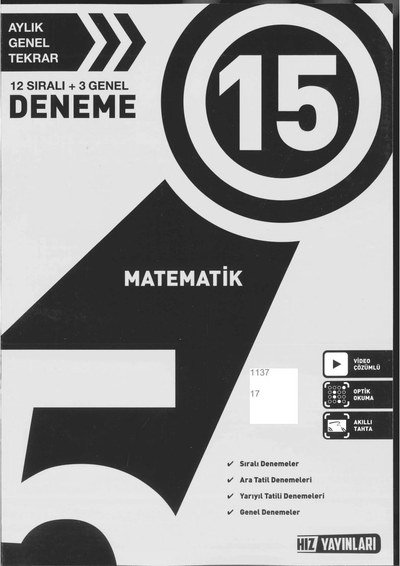 15 MATEMATİK Fotokopinci -