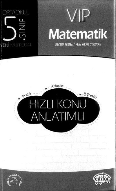 VIP MATEMATİK KONU ANLATIMLI Fotokopinci -