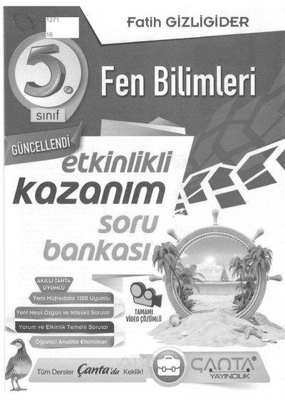 FEN BİLİMLERİ SORU BANKASI Fotokopinci -