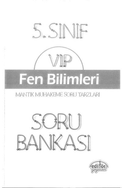 VIP FEN BİLİMLERİ SORU BANKASI Fotokopinci -