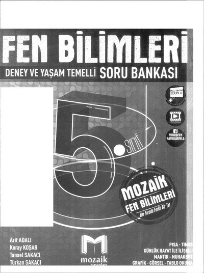 FEN BİLİMLERİ DENEY VE YAŞAM TEMELLİ SORU BANKASI Fotokopinci -