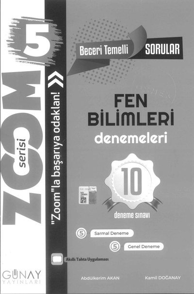 ZOOM SERİSİ FEN BİLİMLERİ DENEMELERİ Fotokopinci -