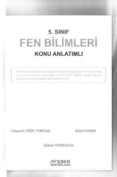 FEN BİLİMLERİ KONU ANLATIMLI Fotokopinci -