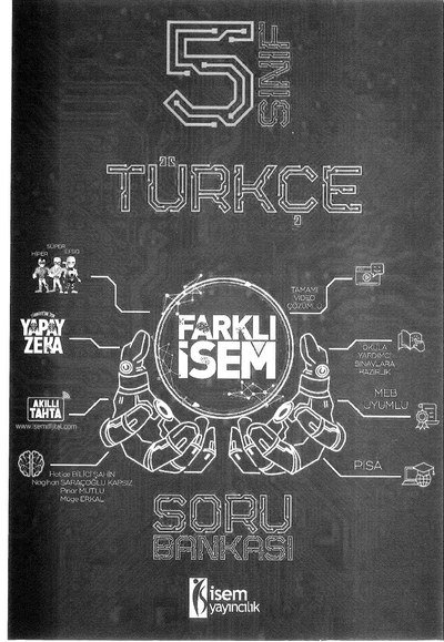 TÜRKÇE FARKLI İSEM SORU BANKASI Fotokopinci -