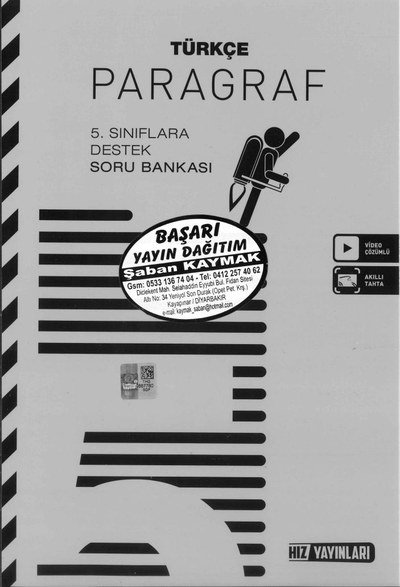 TÜRKÇE PARAGRAF SORU BANKASI Fotokopinci -