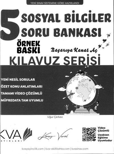 SOSYAL BİLGİLER SORU BANKASI KILAVUZ SERİSİ Fotokopinci -