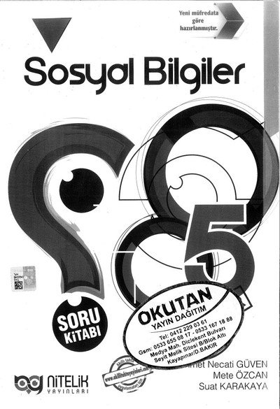 SOSYAL BİLGİLER SORU KİTABI