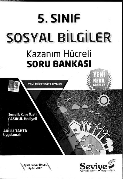 SOSYAL BİLGİLER KAZANIM HÜCRELİ SORU BANKASI Fotokopinci -