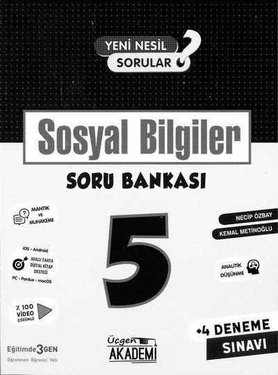 SOSYAL BİLGİLER SORU BANKASI Fotokopinci -