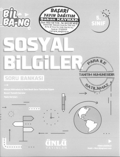 SOSYAL BİLGİLER SORU BANKASI Fotokopinci -