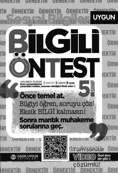 BİLGİLİ ÖNTEST SOSYAL BİLGİLER Fotokopinci -