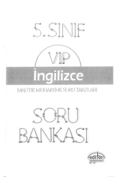 VIP İNGİLİZCE SORU BANKASI Fotokopinci -