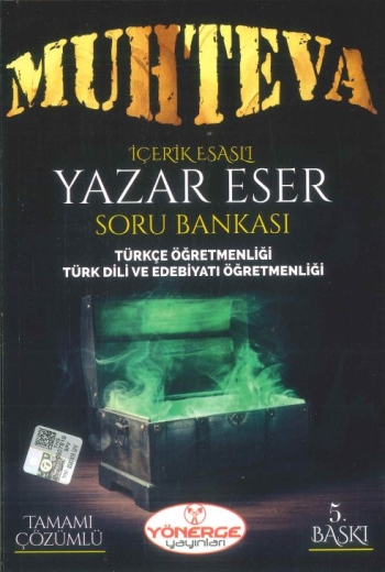 MUHTEVA İÇERİK ESASLI YAZAR ESER SORU BANKASI Fotokopinci -