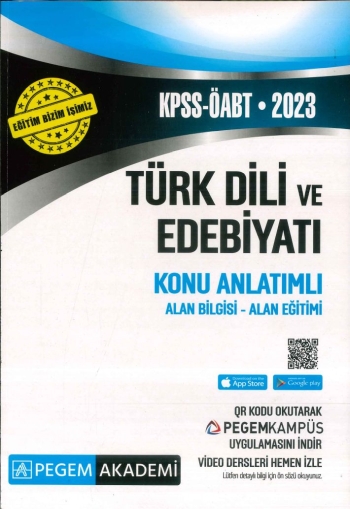 TÜRK DİLİ VE EDEBİYATI KONU ANKLATIMLI ALAN BİLGİSİ-ALAN EĞİTİMİ