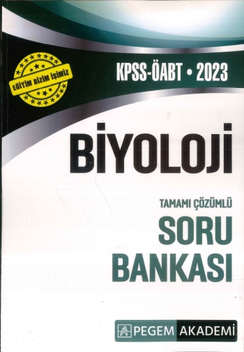 BİYOLOJİ TAMAMI ÇÖZÜMLÜ SORU BANKASI Fotokopinci -