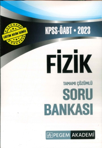 FİZİK TAMAMI ÇÖZÜMLÜ SORU BANKASI