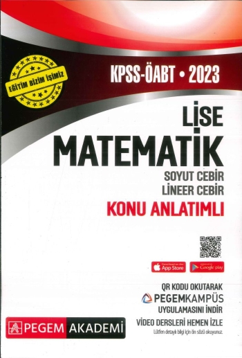 LİSE MATEMATİK SOYUT CEBİR LİNEER CEBİR KONU ANLATIMLI