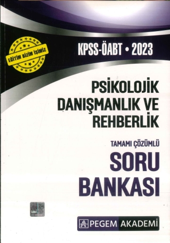 PDR TAMAMI ÇÖZÜMLÜ SORU BANKASI