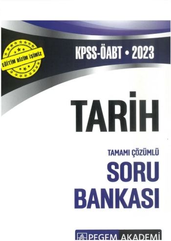 TARİH TAMAMI ÇÖZÜMLÜ SORU BANKASI Fotokopinci -