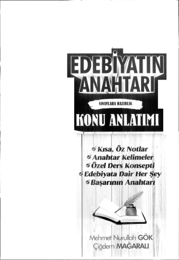 EDEBİYATIN ANAHTARI KONU ANLATIMI Fotokopinci -