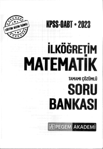 İLKÖĞRETİM MATEMATİK TAMAMI ÇÖZÜMLÜ SORU BANKASI Fotokopinci -
