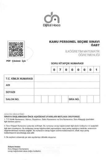 İLKÖĞRETİM MATEMATİK ÖĞRETMENLİĞİ Fotokopinci -