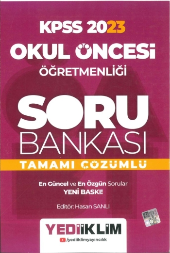 OKUKL ÖNCESİ ÖĞRETMENLİĞİ TAMAMI ÇÖZÜMLÜ SORU BANKASI Fotokopinci -