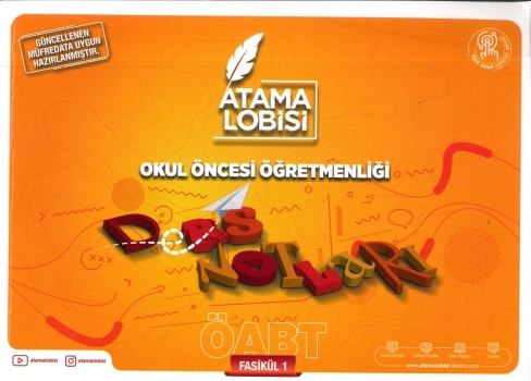 OKUL ÖNCESİ ÖĞRETMENLİĞİ DERS NOTLARI FASİKÜL 1