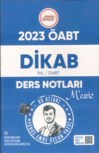 DİKAB/İHL/DHBT DERS NOTLARI MEARİC Fotokopinci -